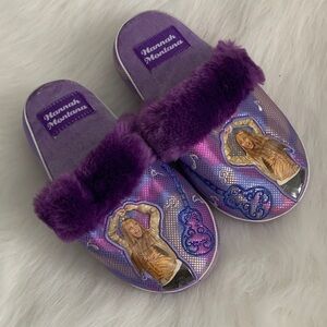 Disney Purple Hannah Montana Kids Slippers